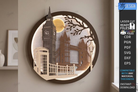 Download 3D Layered Wall Decor Laser Cut | Art - Premium Bundle