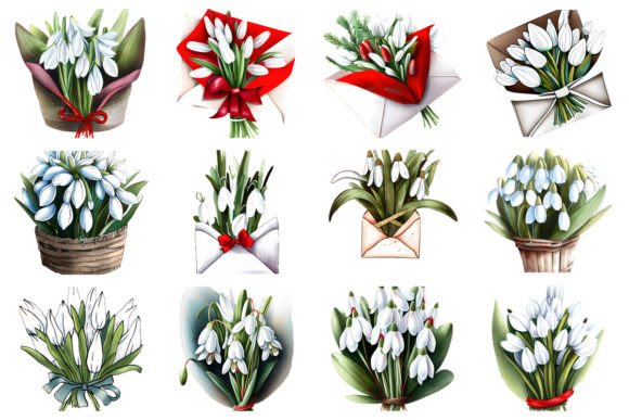 Download Beautiful Snowdrops Clipart - Snowdrops Collection